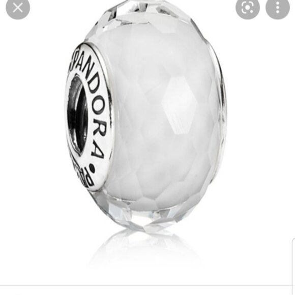 Pandora Jewelry - Pandora clear fascinating Murano glass charm